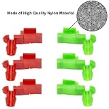 DEDC 1999-2007 Chevy Silverado GMC Sierra Tailgate Handle Rod Clip Left & Right Rod Retainer Clips,OEM Replacement 3 Pairs 88981031, 88981030