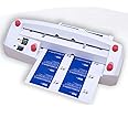 110V Business Card Cutter Automatic Binding Machine Electric Adjustable Name Card Slitter for 3.5"x2.1"/80x54mm Card Cutting Machine