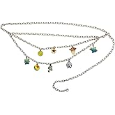 Buckle-Down Disney Belt, Chain Belt, Toy Story Chain Belt with Charms