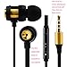 Earbuds with Microphone,Tangle Free Flat Cord Stereo in Ear Headphones with Mic Bass Wired in Ear Earphones for iPhone,iPad,iPod,Samsung Galaxy,Tablets,Android