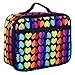 Wildkin Kids Insulated Lunch Box – Durable and Reusable for School & Travel - Rainbow Hearts