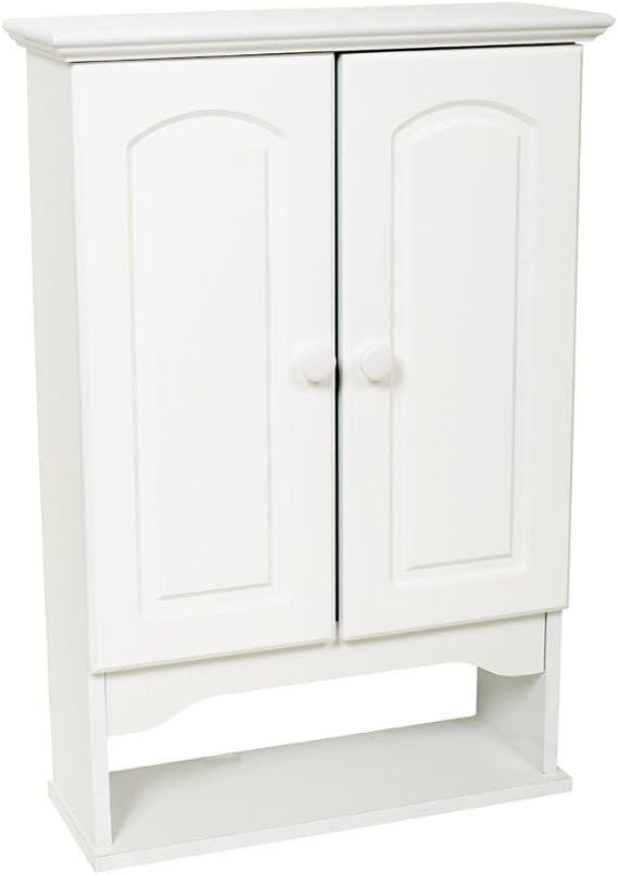 Amazon Com Zenna Home Hartford Armario De Pared Color Blanco