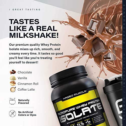 Kaged Muscle Whey Protein Powder 100 Whey Protein Isolate for Post