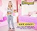 Stompeez Animated Pink Puppy Plush Slippers - Ultra Soft and Fuzzy - Ears Flap as You Walk - Large
