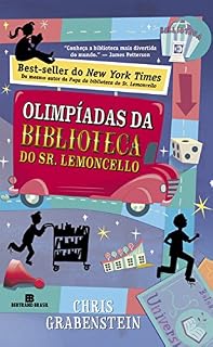 Livro Olimpíadas da biblioteca do Sr. Lemoncello