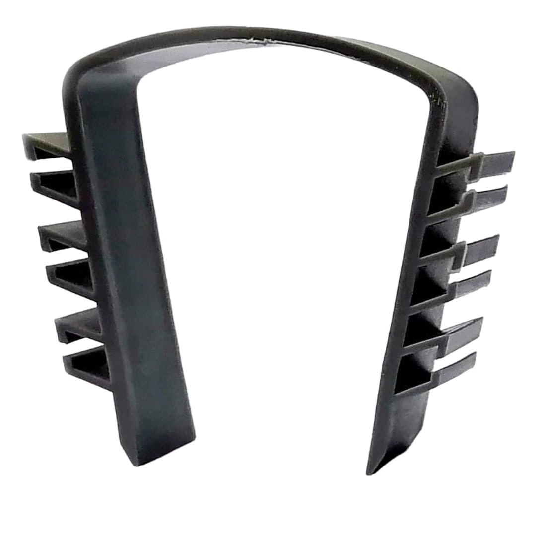 LTG PRO 12 Pcs Fence Panels Noise Stoppers – Garden Fence Wind Anti-Rattling Clips – Durable Plastic Wedges for Concrete Slotted Posts – Easy Installation – (Black)