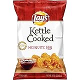 Lay's Kettle Cooked Mesquite BBQ Flavored Potato Chips, 8 Ounce