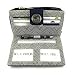 Bella Taylor Microfiber RFID Wristlet Cash System Wallet, Navy Blue (Navy Blue)