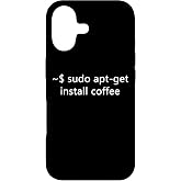 Sysadmin Sudo Apt-Get Install Coffee Linux Case for iPhone 17
