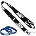 Nike Black Cell Phone Keychain Lanyard Keys ID MP3 Holder Neck Straps with Nike Baller Wristband