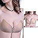 ANGELGG  Women's Strapless Self Adhesive Silicone Invisible Push-up Bras, Pack of 2