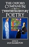The Oxford Companion to Twentieth-century Poetry in English (Oxford Companions) by 