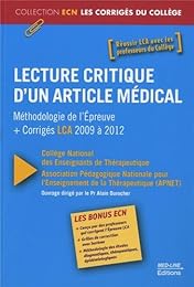 Lecture critique d'un article médical