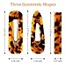21Pcs Acrylic Resin Hair Clips Set,MASWATER Premium Acrylic Hair Barrettes,Fashion Geometric Marble Rectangle Clips Duckbill Alligator Clips for Women Ladies Hair accessories