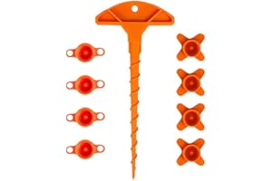 10 Pack Caulk Saver Caps & Plugs, Silicone Sealant Gun Nozzle Adapter, Nozzle Tip Tube Sealer for Applicator Tubes, Prevents 