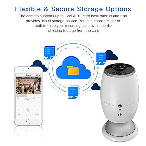 Wireless Camera Outdoor, SDETER 720P Battery Powered WiFi Security Cameras, Waterproof PIR Motion Detection, Night Vision, Cloud Service Long Standby