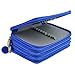 72 Slots Pencil Holder, Ishua Handy Wareable Oxford Pencils Case Pencil Organizer Portable Watercolor Pencil Wrap Case (Blue) Handy Multi-Layer Pencil Bags for Gel Pens,Marco Pens,Makeup Brush