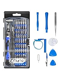 TyhoTech   Juego de destornilladores magnéticos de precisión (65 en 1, juego de herramientas de reparación con 54 puntas, kit de controlador para iPhone, iPad, portátil, smartphones, MacBook PC, relojes, Xbox Glasses y cámaras)
