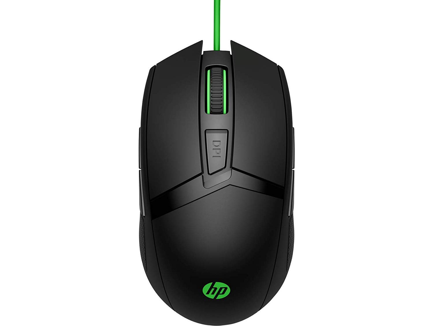 HP Pavilion Gaming 300 Wired USB Gaming Mouse, 5000 DPI Optical Sensor, On-the -Fly Settings, RGB LED, Ambidextrous, Black