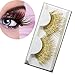 Lookathot 2 Pairs Feather False Eyelashes Eye Lashes- Natural Handmade Reusable Extensional Charming Sexy Funny Ladies Styles- Deluxe Party Stage Dance Costume (#4)