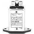 Chironal 1PCS EMI RFI Filter AC 250V 10A CW1D-10A-T Suppressor Power Line Noise Filter (CW1D-10A-T)