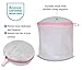 Leirai Wool Dryer Balls - Pack of 6 XL - Organic Natural Fabric Softener, Dryer Sheets Replaces, Chemical Free, Baby Safe, Shorten Drying Time, Lingerie Bra Laundry Bag