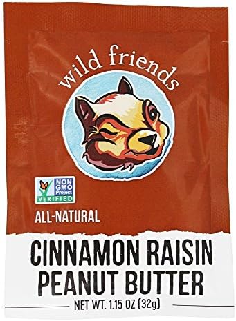 Wild Friends Peanut Butter Squeeze Pack Cinnamon Raisin -- 1.15 oz