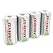 Tenergy Centura NiMH Rechargeable C Batteries, 4000mAh C Battery, Low Self Discharge C Cell Battery, Pre-Charged C Size Battery, 4 Pack