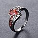 Junxin New Three 10KT Black Gold Wave Ring, Womans Wedding and engagement Cz Rings.