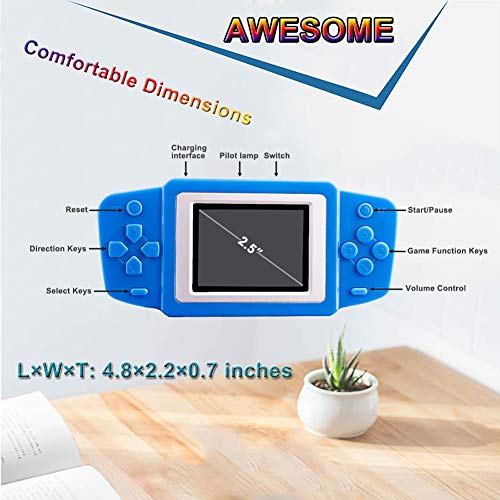 TEBIYOU Handheld Game Console for Kids Seniors Adults with Built in 218
