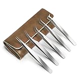 Quewel Eyelash Extension Tweezers Set Eyelash