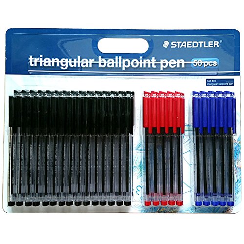 Staedtler Triangular Ballpoint Pen 50pcs