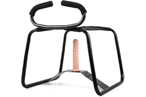 Sex Chair with Handrail Sex Furniture, SexyIn Multifunction Sex Position Chair with Realistic Dildo | Worth Over $150, Portab