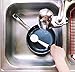 Best Value Cast Iron Cleaner Set With 5 Items: Scrub Brush + 2 Pan Scrapers + Silicone Pan Handle + Cast Iron Chainmail Cleaning Net That Will Help To Keep Your Cast Irons, Pots & Pans Super Clean