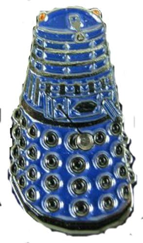Doctor Who Blue Dalek Cloisonne Pin- 1"
