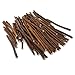 HANBEN 100/200pcs 5 Inch Long 0.1-0.2 Inch in Diameter Wood Log Sticks Twigs for Crafts Photo Props (100pcs/bag)