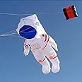 5m/158inch Super Large Astronaut Shape Kite Pendant for Adults Kites Outdoor Sports Easy Flying Nylon Cloth