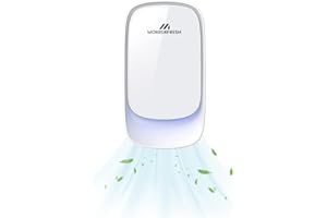 MORRERFRESH Air Ionizers for Home, Negative Ion Purifier Generator, Portable Air Freshener for Bedroom, Office, Kitchen, Quiet Portable Air Filter Odor Eliminator, Smoke Dust, Pets,Toilet Shoe Garage