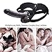 Strap-on Dildo Realistic Silicone Dildo with Wearable Sex Harness for Couple Pegging Women Lesbian Sex Fun, 7.6'' (Black)