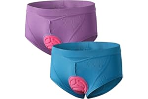 FEIXIANG Cycling Underwear for Women, 4D Padded Bike Bicycle Shorts Cycle Biking Riding Undershorts MTB Mountain