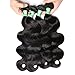 Msbeauty 10A Peruvian Hair 3 Bundles Body Wave Virgin Human Hair Weave 22 24 26 inch 300g Natural Color Tangle-free