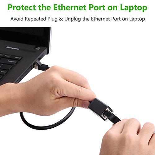 UGREEN Ethernet Extension Cable Network Cat6 Extension Patch Cable RJ45 Cords Shielded Male to Female Connector, 10ft/3m