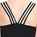 Arshiner Girls Camisole Ballet Lace Leotards Dance Black Size