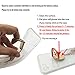 Cell Phone Ring Holder, Marval.P 4 Pack Cell Phone Grip Kickstand, 360 Rotation, Finger Grip/Stand/Kickstand/Car Mount, Water Drip Shape, Zinc Alloy Finger Stand for Cellphone