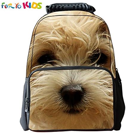 FOR YO KIDS Children's 3D Stuffed Animal Pattern School Backpacks