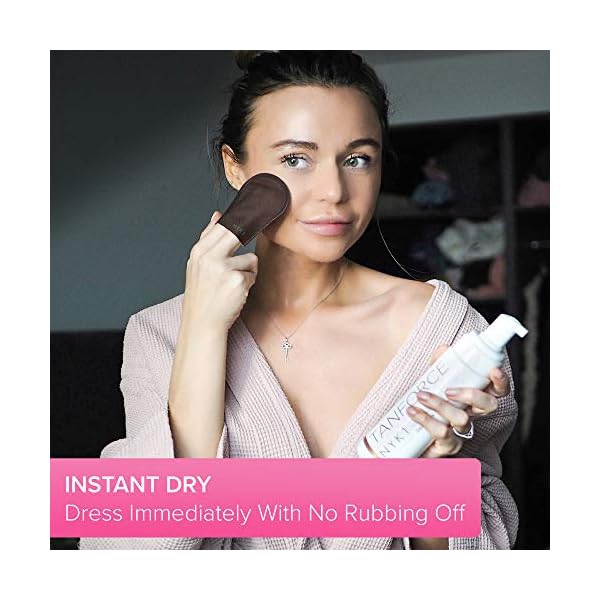 AWARD-WINNING-BEST-Fake-Tan-250ml-Self-TAN-FORCE-Skinny-Tan-Natural-Look-Face-Tan-and-Body-Self-Bake-Tan-Invisible-Tanning-Foam-TanForce-Mousse-Developing-Sands-Australian-Dark-Brown-St-Gold-Bronzer NYK1 TanForce Fake Tan Mousse (250ml) AWARD WINNING Self Tan Natural Look Gradual Tan Self Tanning Lotion For Face And…