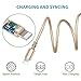 MAILAIZ iPhone Charger, 3PACK (6FT) Nylon Braided Lightning Cable Charging Cord USB Cable Compatible with iPhone XS/MAX/XR/X/8/7/6s/6/Plus/5SE/5s/5c/5/ipad (Gold)