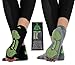 FitLeaf Toeless Yoga Socks for Women – Non Slip Grip Half Toe Socks for Pilates, Ballet, Barre – 2 Pairs