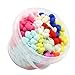 12yards/lot(1yard/pc) 10-15mm Mixed Colors Pom Pom Trim Ball Fringe Ribbon Lace