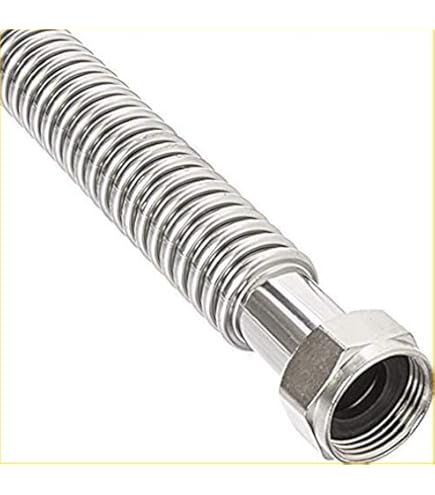 FluidmasterÂ® B1H18 Water Heater Connector, 3/4 In, FNPT, 18 In L...